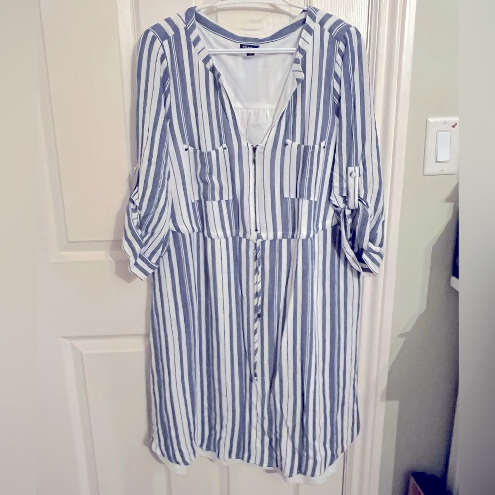 TORRID Shirt Dress with Tie Waist